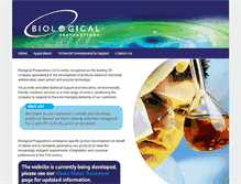 Tablet Screenshot of biologicalpreparations.com